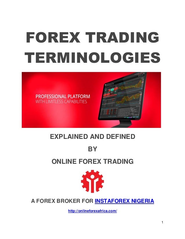 Forex Trading Terminologies - 